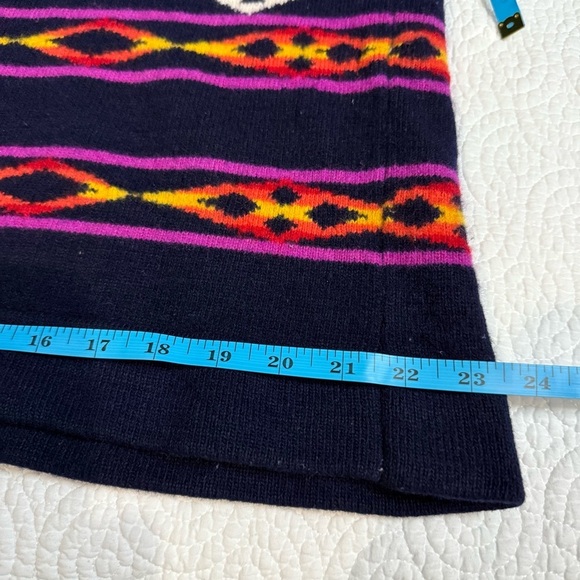 Vintage Tommy Hilfiger Classic Surplus Style Lambs Wool Aztec Medium Rare - Picture 7 of 9